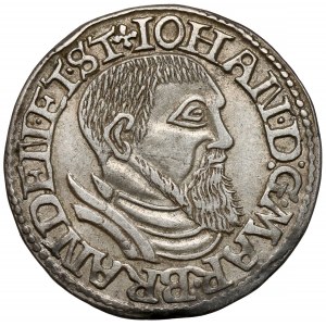 Śląsk, Jan Kostrzyński, Trojak 1545, Krosno