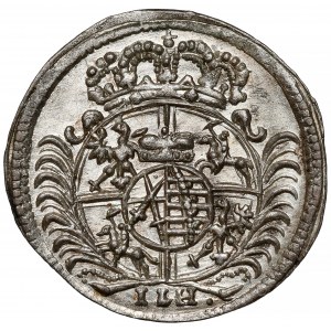 August II Mocny, 3 halerze 1701 ILH, Drezno