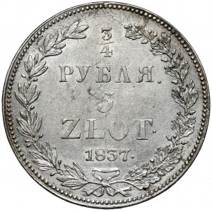 3/4 rubla = 5 złotych 1837 HГ, Petersburg