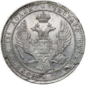 3/4 rubľa = 5 zlatých 1837 HГ, Petrohrad