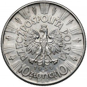 Piłsudski 10 złotych 1939