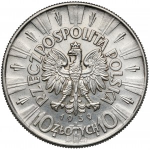 Piłsudski 10 złotych 1939