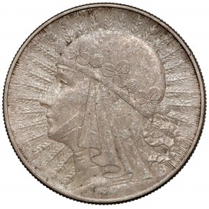 Głowa Kobiety 10 złotych 1932 zn, Warszawa