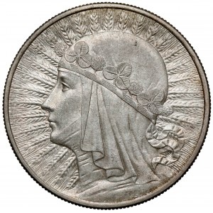 Głowa Kobiety 10 złotych 1932 bz, Londyn