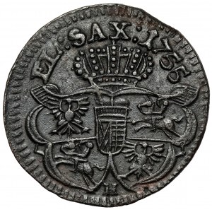 August III Sas, Grosz 1755 - H