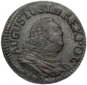 Auguste III Sas, Grosz 1755 (3) - AUGUSTUS - POL-