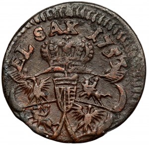 Augustus III Saxon, Gubin shellac 1753 - no letter