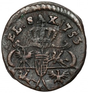 Augustus III Sas, Gubin shellac 1753 - letter I