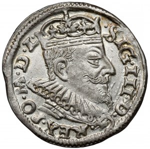 Zikmund III Vasa, Vilniuská trojka 1593 - Platina - KRÁSNÁ