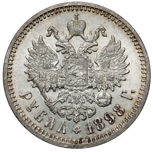 Russie, Nicolas II, Rouble 1898 AG