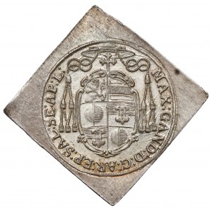 Austria, Max Gandolf von Kuenburg, 1/9 talara 1673, Salzburg - KLIPA