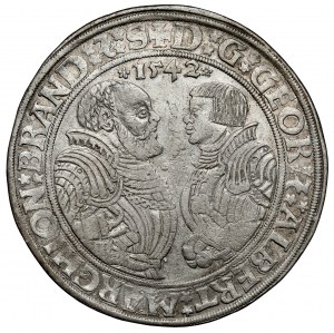 Saxony, Georg and Albert II, Thaler 1542