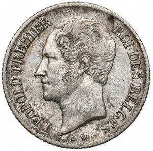 Belgium, Leopold I, 1/4 franc 1850 LW - B.RARE