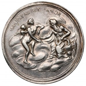 Anglia, Karol II, Medal 1662 - zaślubinowy