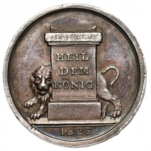 Bawaria, Ludwig I, Medal 1825 - Heil Dem König