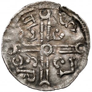 Czechy, Brzetysław I, Denar (1028-1034) Ołomuniec
