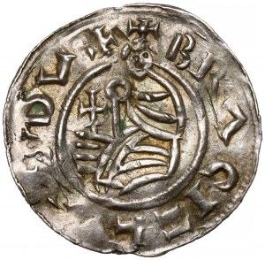 Böhmen, Bretislav I., Denar (vor 1050)