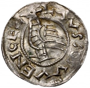 Böhmen, Bretislav I., Denar (vor 1050)