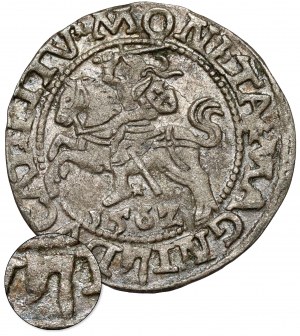 Sigismund II Augustus, Vilnius 1562 half-penny - TOPOR - rare