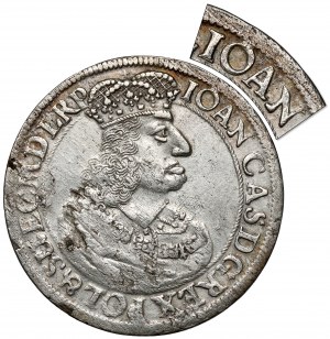John II Casimir, Ort Gdansk 1661 DL - name IOAN - very rare