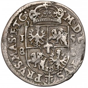 Zygmunt III Waza, Trojak Olkusz 1588 - TARCZA - B.RZADKI