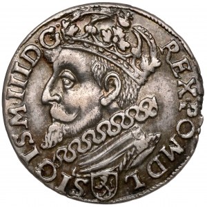 Sigismond III Vasa, Trojak Kraków 1601 - gauche
