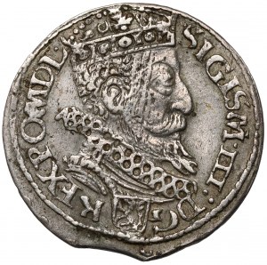 Sigismund III Vasa, Trojak Kraków 1606 - letter K