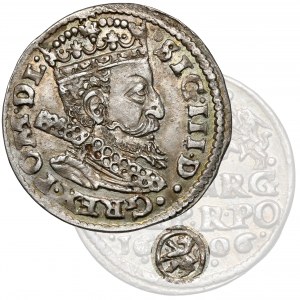 Sigismund III Vasa, Trojak Kraków 1606 - Lewart in KOLE - SCHÖN