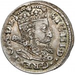 Zygmunt III Waza, Trojak Kraków 1606 - Lewart w KOLE - PIĘKNY