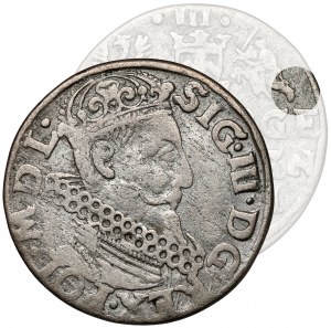 Sigismund III Vasa, Trojak Kraków 161* - WITHOUT the last digit in the date