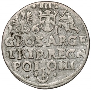 Zygmunt III Waza, Trojak Kraków 161* - BEZ ostatniej cyfry w dacie