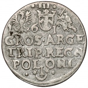Zygmunt III Waza, Trojak Kraków 161* - BEZ ostatniej cyfry w dacie