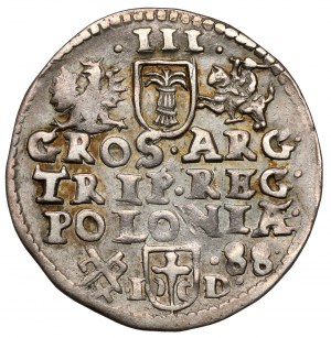 Sigismund III Vasa, Trojak Poznań 1588 ID