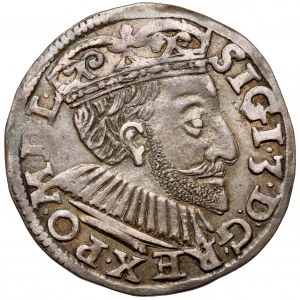 Zygmunt III Waza, Trojak Poznań 1591 IF