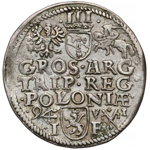 Zygmunt III Waza, Trojak Poznań 1594