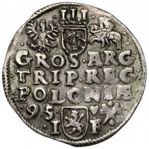 Sigismund III. Wasa, Trojak Poznań 1595 - selten
