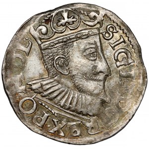 Zygmunt III Waza, Trojak Poznań 1595 - bez inicjałów