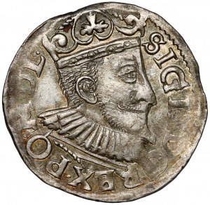 Sigismond III Vasa, Trojak Poznań 1595 - sans initiales