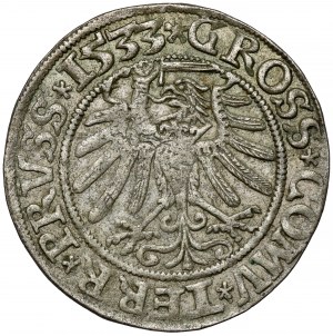 Sigismund I the Old, Torun 1533 penny - PRVSSI - rare