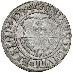 Zygmunt I Stary, Grosz Elbląg 1534
