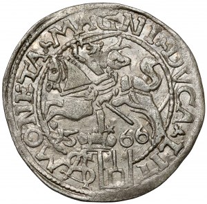 Sigismund II Augustus, Grosz per Polish foot 1566, Tykocin - B.RZADKI