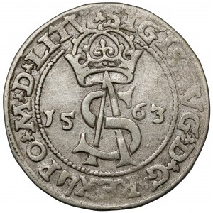 Zygmunt II August, Trojak Wilno 1563 - LITV - rzadki