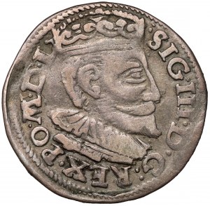 Sigismund III Vasa, Trojak Poznań 1594 VI - larger head