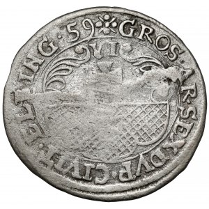 Karol X Gustaw, Szóstak Elbląg 1659 - inne popiersie