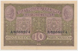 10 mkp 1916 Général ...billets 2x A 896....