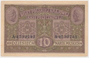 10 mkp 1916 Général ...billets 2x A 473....