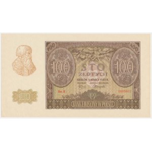 100 złotych 1940 - Ser.B - Falsyfikat ZWZ