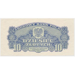 10 złotych 1944 ...owe - bez SERII i NUMERACJI