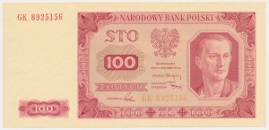 100 zloty 1948 - GK - sans cadre