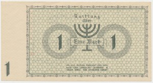 Ghetto 1 mark 1940 - numbering in 6 digits - series A